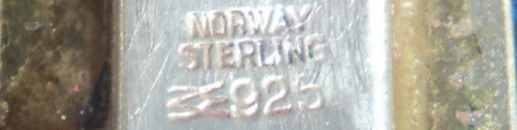Norway maker's mark: Aksel Holmsen -  Sandefjord (from 1932)
