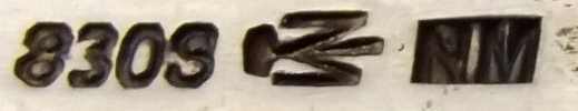 Norway maker's mark: Marius Hammer - Bergen (1847 - 1927)