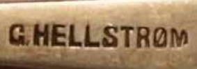 Norway maker's mark: Gustav Hellstrom - Stavanger (1868 - 1957)