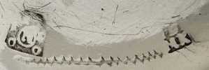 Austria-Hungary silver hallmark: 1800 town of Lwow