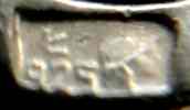 Polish silver hallmarks: Lodz .925 fineness  1986-present