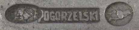 Russian silver hallmark: after 1899 town of Warszawa, maker Jan Pogorzelski