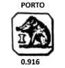 Portugal silver hallmark 1887/1937: Porto approximate .916 fineness