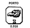 Portugal silver hallmark 1887/1937: Porto small items .916 fineness