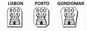 Portugal silver hallmark 1938 - 1984: export items