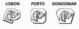 Portugal silver hallmark 1938 - 1984: mixed metal items gold and silver