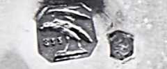 Portugal silver hallmark 1938/1984: .833 Lisbon large items fineness