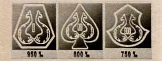 Romania silver hallmarks: 1906-1926