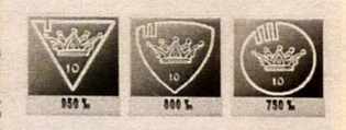 Romania silver hallmarks: 1949-1955