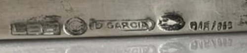 Plateria D. Garcia: silver mark