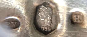 Hungary silver hallmarks: large works 1966 - 1999, 835/1000 fineness