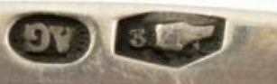 Austria-Hungary silver hallmarks: small works 1937 - 1966, 800/1000 fineness