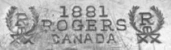 Wm A. ROGERS Ltd, Toronto, Ontario, Canada: 1881 trademark