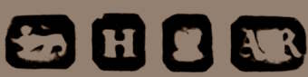 AR in a  rectangle and pseudo English hallmarks, Ross Adam, Halifax, Nova Scotia, Canada