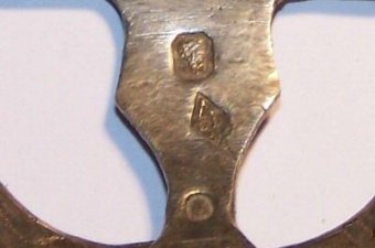 silver buckle: France 1819/1838