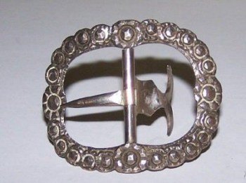 silver buckle: France 1819/1838