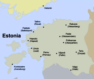 Estonia map