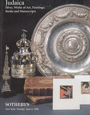 Sotheby's auction catalog of Silver Judaica Sotheby's auction catalog of Silver Judaica