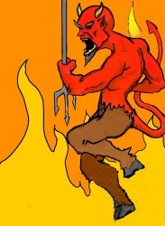 devil graspin the pitchfork