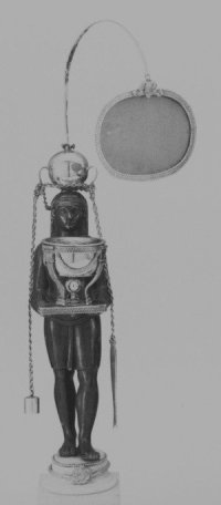 retour d'Egypte silver oil lamp