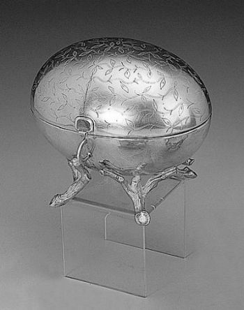 silver etrog box