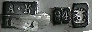dubious hallmarks: assayer's mark not coherent with town marks