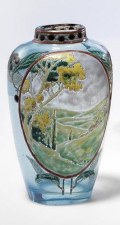 Galle cameo glass vase Galle cameo glass vase