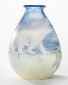 Galle cameo glass vase