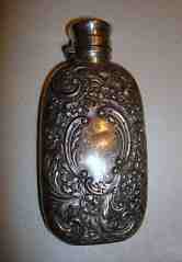 ornate hip flask 