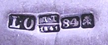 hallmark
St.Petersburg
1841
silversmith LO
assayer
Dmitriì Ilbich Tverskoì hallmark
St.Petersburg
1841
silversmith LO
assayer
Dmitriì Ilbich Tverskoì
