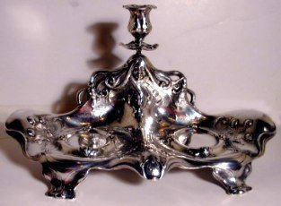 Gorham Martel silver inkstand