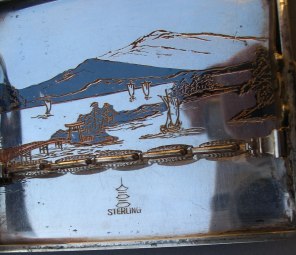 Japan silver cigarette case