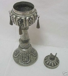 silver besamim spice tower - Iraq 19th century