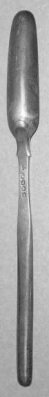 Georgian antique silver marrow scoop or spoon