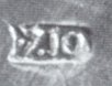 Messina silver mark: town mark (second half of 18th century)