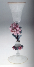 crystal drinking glass