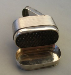 Dutch silver nutmeg grater