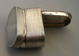 Dutch silver nutmeg grater