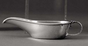 silver papboat
