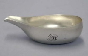 silver papboat