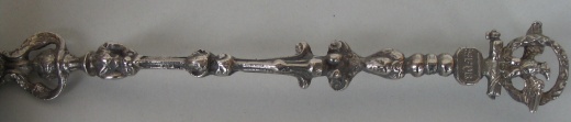 Italian silver tea strainer
