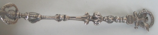 Italian silver tea strainer