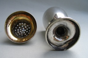 antique Georgian silver pepperette 1810