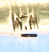 silver sugar tongs: town mark Temesvar 1810