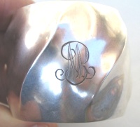 Danish antique silver napkin ring