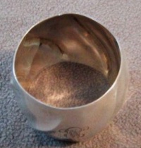 Danish antique silver napkin ring