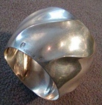 Danish antique silver napkin ring