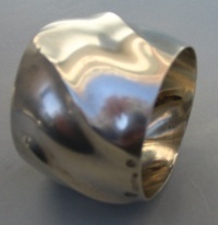 Danish antique silver napkin ring