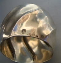 Danish antique silver napkin ring