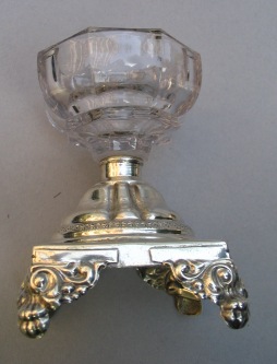 silver salt cellar: Kingdom of Sardinia - Genoa - Italy